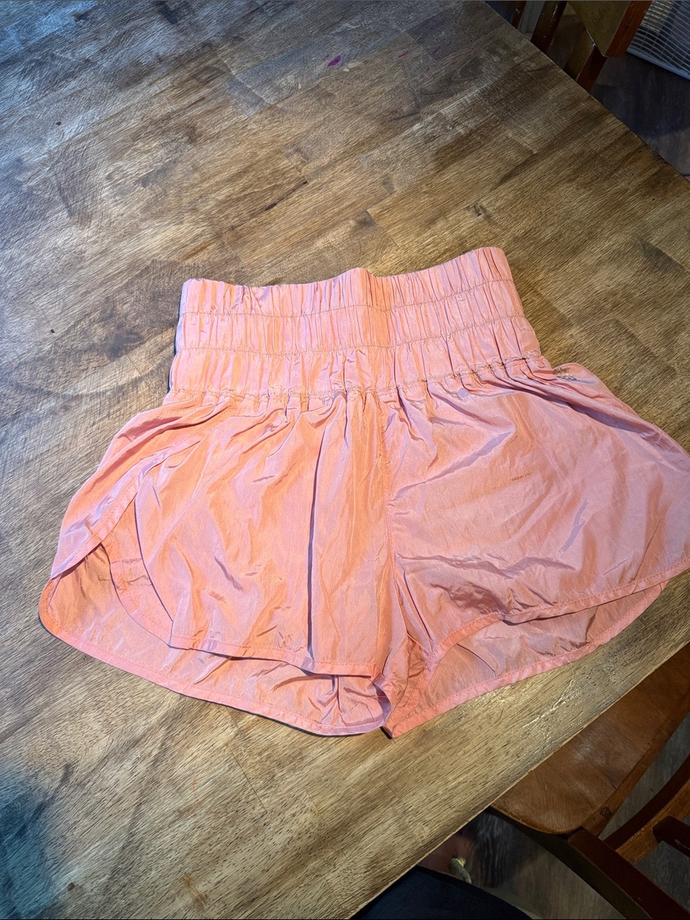 FP Movement by Free People Coral Pink High-Waist Athletic Shorts